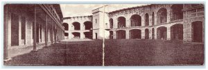 c1905 Fold Out Panoramic Fort Rodman New Bedford Massachusetts MA Postcard