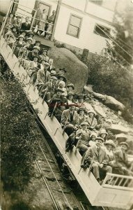 CO, Mount Manitou, Colorado, Scenic Incline, RPPC