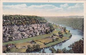 The Beautiful Kentucky River Looking East From High Bridge Kentucky