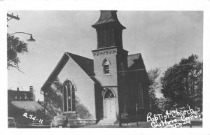 Real Photo Postcard Baptist Church in Guthrie Center, Iowa~122655