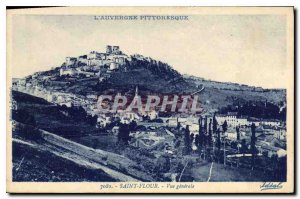 Postcard Old Saint Flour Vue Generale