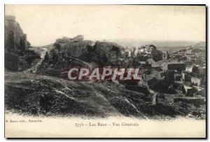 Old Postcard Les Baux General view