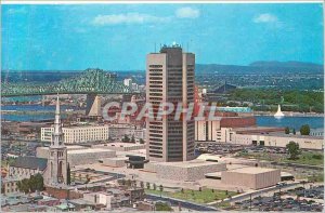 Modern Postcard Montreal Quebec House Radio Canada