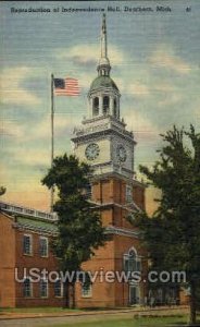 Reproduction of Independence Hall in Dearborn, Michigan