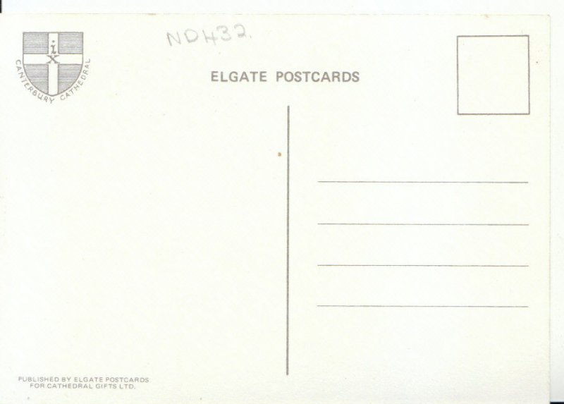 Kent Postcard - Canterbury Cathedral - Ref 17655A