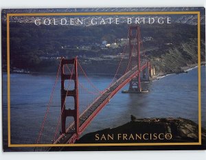 Postcard Aerial View of The Golden Gate Bridge San Francisco California USA