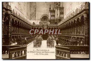 Old Postcard Cathedral of St Bertrand de Comminges Stalls