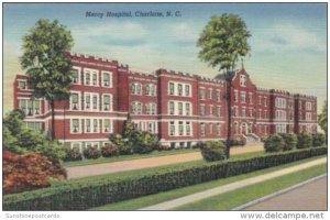 North Carolina Charlotte Mercy Hospital 1943 Curteich