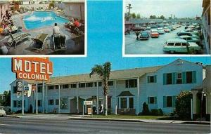 CA, Long Beach, California, Colonial Motel, Dexter 46845-B
