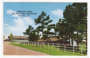 Winrock Farm Stables Petit Jean Mountain Morrilton Arkansas postcard