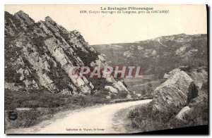 Old Postcard Britain picturesque Gorges of Wild longeau near Gouarec