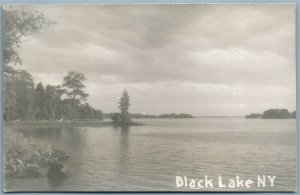 BLACK LAKE NY Saint Lawrence County ANTIQUE REAL PHOTO POSTCARD RPPC