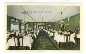 NH - Bethlehem. The Maplewood, Dining Room (plates destroyed)
