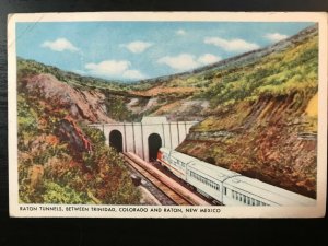Vintage Postcard 1945 Raton Tunnels Trinidad, Co. Raton, New Mexico (NM)