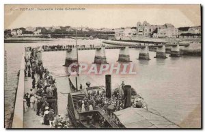 Old Postcard Royan New pier debarcadere