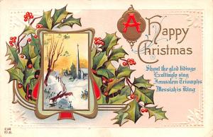 Christmas Postcard Old Vintage Antique Post Card