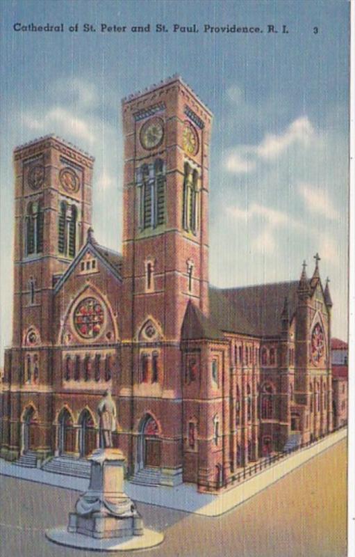 Rhode Island Providence Cathedral Of St Peter and St Paul 1941