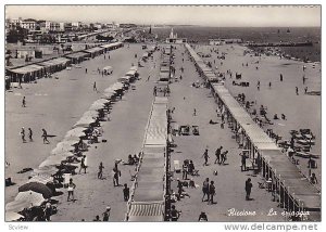 RP: Riccione - La spiaggia - Italy , PU-1956