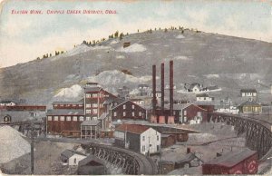Cripple Creek Colorado Elkton Mine Vintage Postcard AA39333