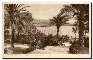 Old Postcard Monte Carlo Echappee Around Roquebrune