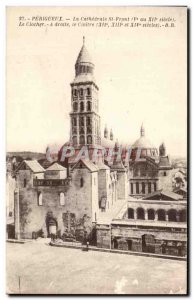 Old Postcard Perigueux La Cathedrale St Front The right In the cloister Bell