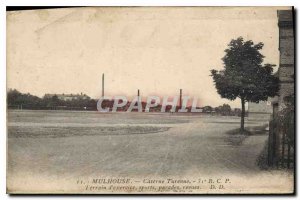 Postcard Old Barracks Mulhouse Turenne Land of exercse sports parades journals