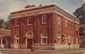 Norway Maine National Bank Street View Vintage Postcard K62794