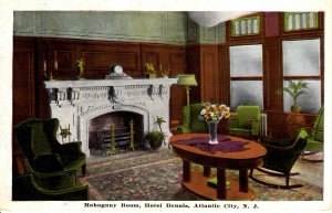 Atlantic City, New Jersey - The Mahogany Room at the Hotel Dennis - in 1916