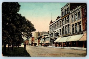 Charlottetown Canada Postcard Sunnyside P E I Street View Tuck c1910's Antique