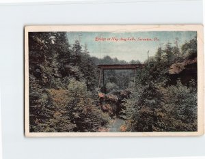 Postcard Bridge at Nay Aug Falls, Scranton, Pennsylvania