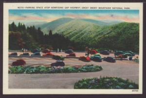 Parking Space Newfound Gap Highway Great Smoky Postcard 