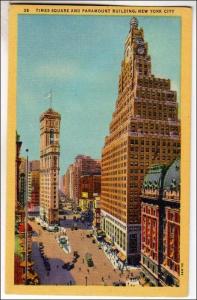 Times Square & Paramount Bldg. NYC