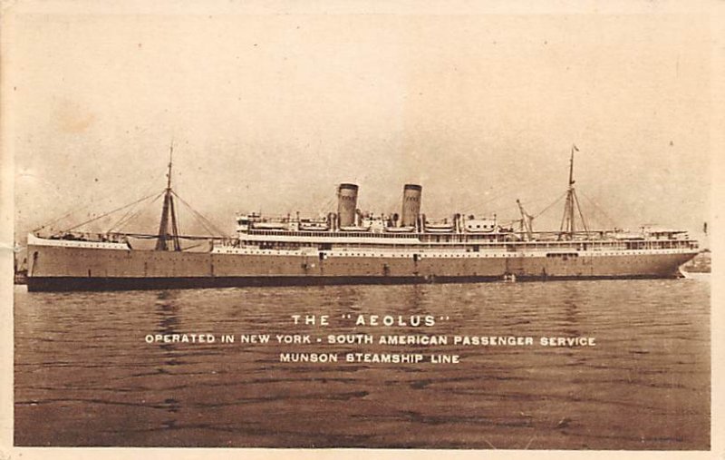 Aeolus Munson Steamship Line Ship 