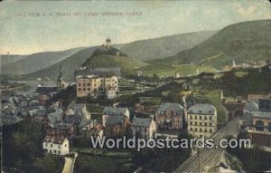 Mosel mit Kaiser Wilhelm Tunnel Cochem Germany 1909 