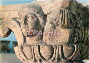 Modern Postcard Nimes (Gard) Museum of the Maison Carree Capital Figure stone...