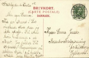 denmark, SKIBBY, Partial View (1907) Postcard