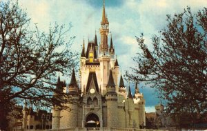 CINDERELLA CASTLE Fantasyland Walt Disney World 1971 Vintage Postcard