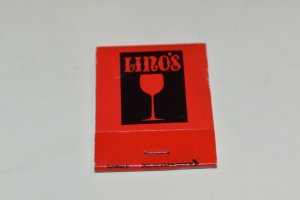 Lino's Italian Wine Glass Rockford Illinois 20 Strike Matchbook
