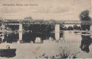 Metupolliam Bridge Coonoor India Old Postcard