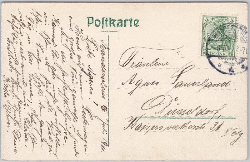 Germany Manderscheid Eifel Ruine Ruins Postcard H72