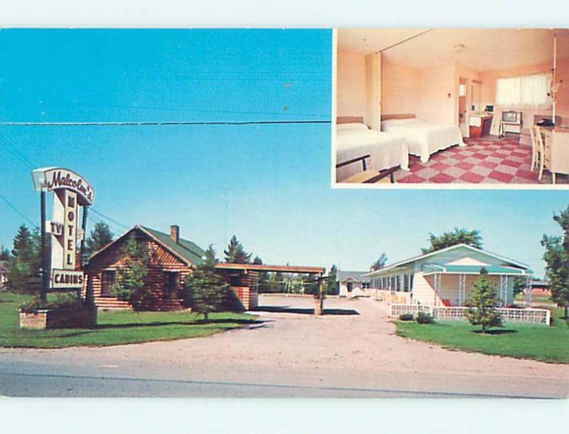 Unused Pre-1980 MOTEL SCENE Gaylord Michigan MI HJ9687