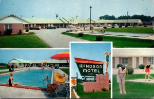 South Carolina Summerton Windsor Motel and Dining Room 1958