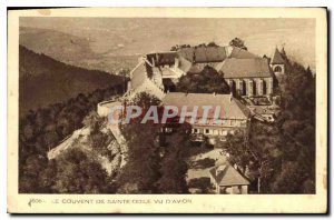 Postcard The Old Convent of St. Odile from the air