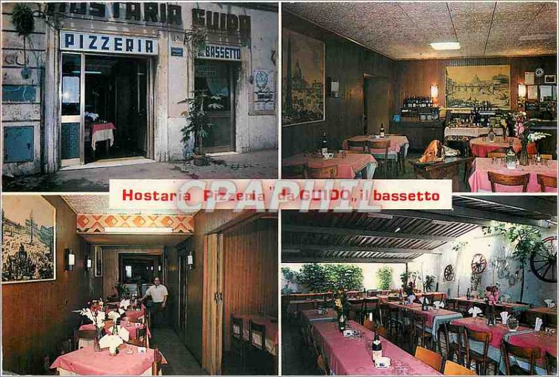 Postcard Modern Hostaria Pizzeria da Guido he bassetto