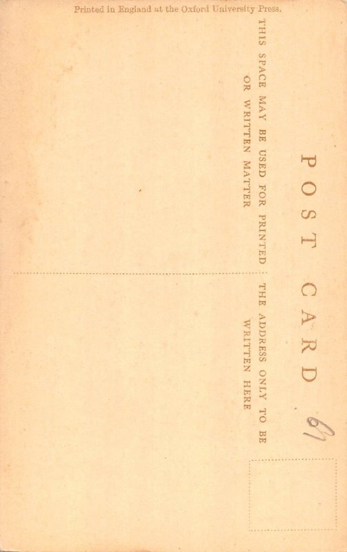 A954 India Ajanta Cave XIX Facade vintage postcard