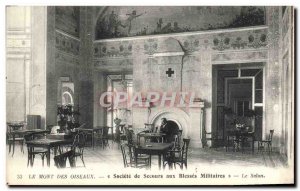 Old Postcard Mont Des Oiseaux Society for Relief to Wounded Soldiers The Army...