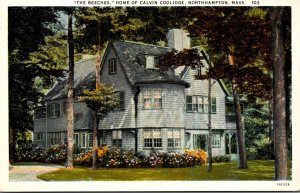 Massachusetts Northampton The Beeches Home Of Calvin Coolidge Curteich