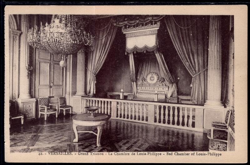 Grand Trianon,Bed Chamber of Louis-Philippe,Versailles,France BIN