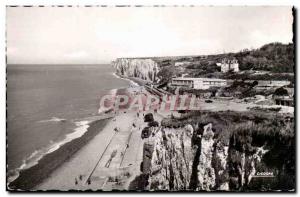 Veules les Roses - General view of the beach taking cliffs & # 39aval Old Pos...