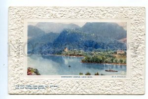 499541 WIMBUSH Scotland Invergarry Castle LOCH OICH Vintage EMBOSSED TUCK #9731